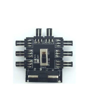 3 Pin 8 Port Fan Hub with Molex 4 Pin powe
