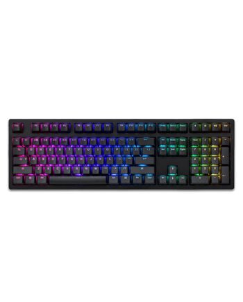 iKBC MF108 V3 RGB Backlit Black Mechanical Gaming Keyboard - Cherry MX Blue